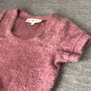 Women’s Crop Top in Blush Pink Size S